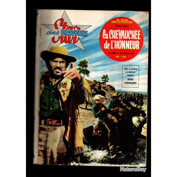 star cin� bravoure 45 roman photo western, la chevauch�e de l'honneur , 1962 william holden