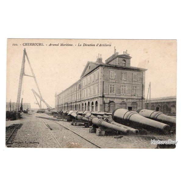 CPA - Marine Militaire - "CHERBOURG "- Arsenal Maritime-La Direction d'Artillerie  N�3484