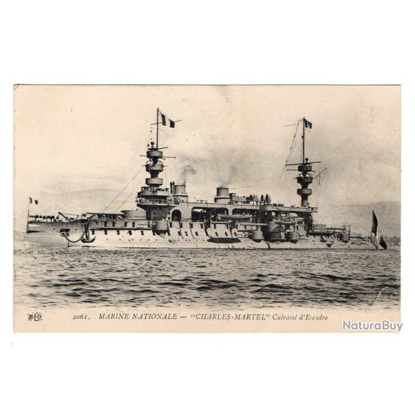 CPA - MARINE NATIONALE- " CHARLES MARTEL " Cuirasse d'Escadre N�3479