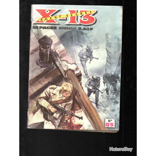 agent secret x-13 85 comic's , bd de presse