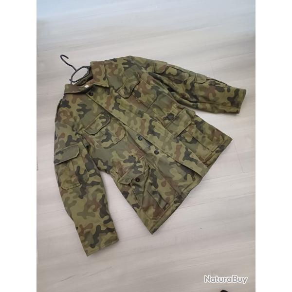 Veste polonaise camouflage for�t, rembourrage hiver