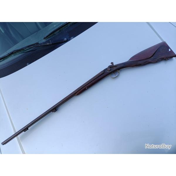 Fusil de chasse poudre noire incomplet