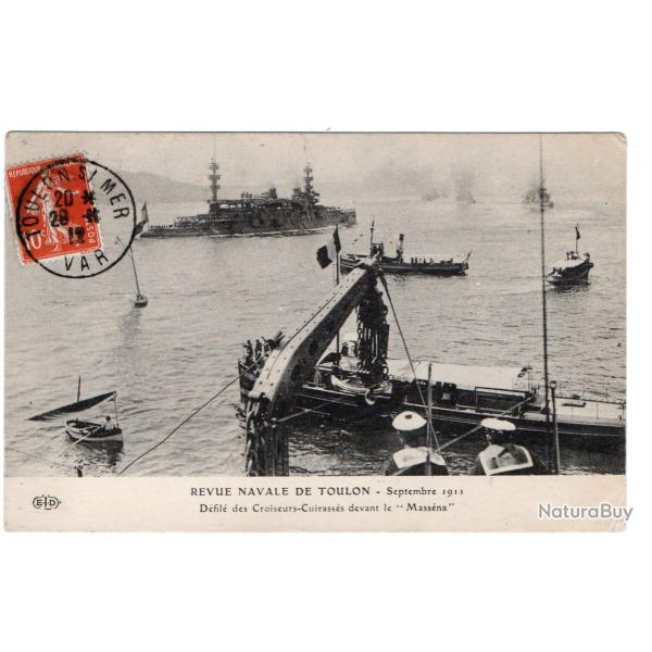 CPA - Marine Militaire -REVUE NAVALE DE TOULON -Septembre 1911 N�3461