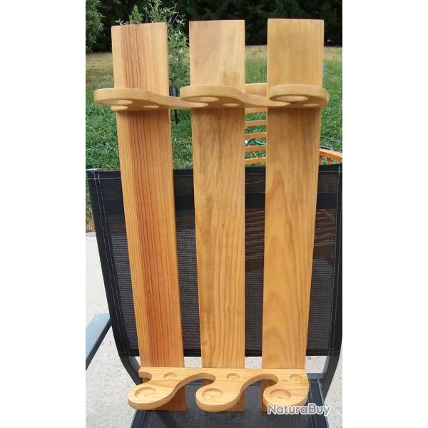 Ratelier Bois pour Cannes Tenkara et cannes Mouches