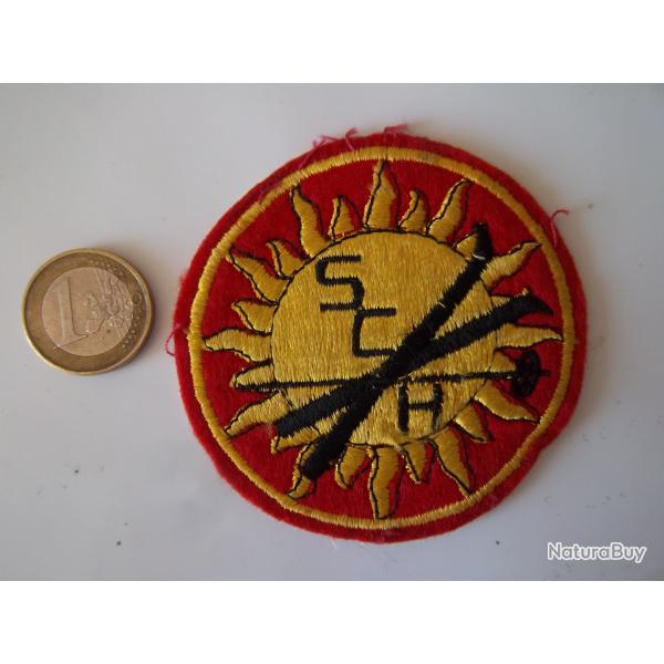 cusson collection en tissu brod, ancien logo SCH ski