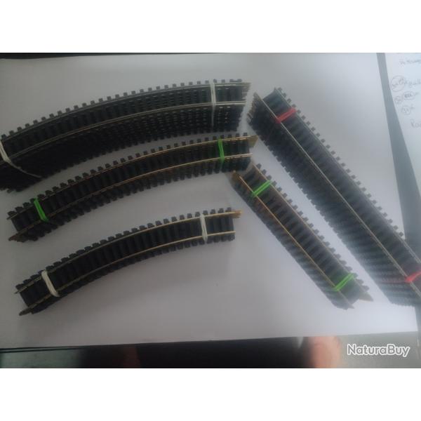lot rails jouef droit et courbe
