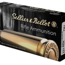 Balles S&B - Cal. 222 Rem. FMJ