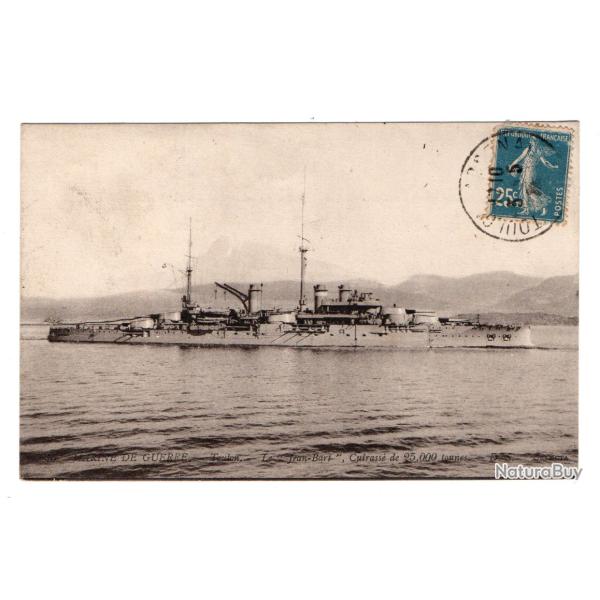 CPA - MARINE DE GUERRE - TOULON - Le "Jean-Bart " Cuirasse de 25,000 tonne N�3489