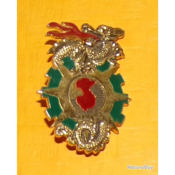 503� R�giment du Train, Escadron de Circulation (Ex 255 C.C.R) ,roue dent�e verte, dragon dor�, flam