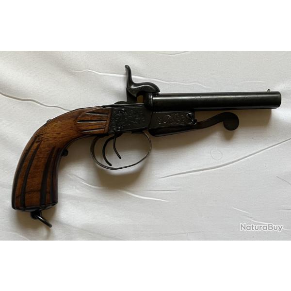 Vend pistolet � broches � canons juxtapos�s de fabrication Belge