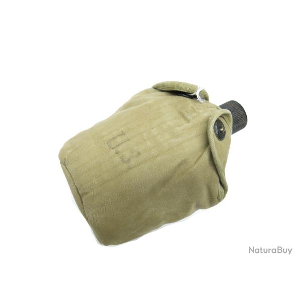 Gourde originale  US 1942 complte avec quart et housse ref 800