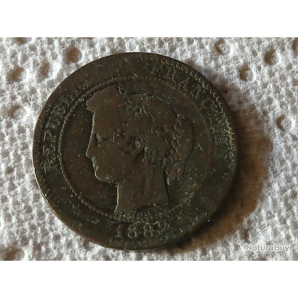 7 X 10 centimes C�r�s 1882 � 1897