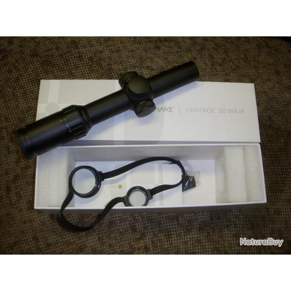 lunette HAWKE s�rie VANTAGE 30 WA  IR mod�le 1-4x24 r�ticule lumineux L4A DOT IR