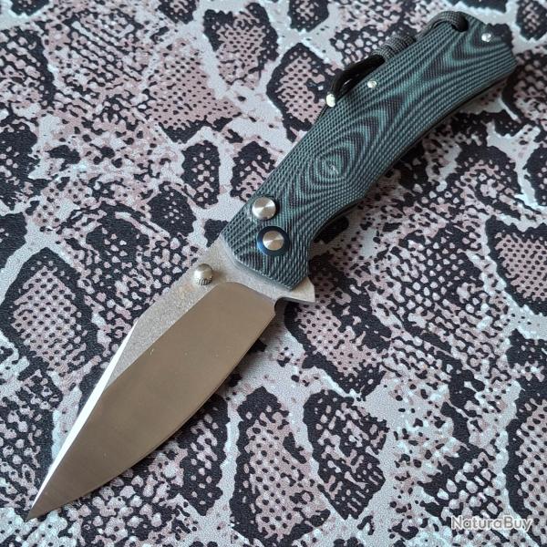 Nightwolf - NWN01 - Couteau pliant - Lame acier 9Cr18MoV - Manche G10 -