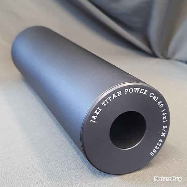 MOD�RATEUR DE SON TITANE / ALU - CAL .30 - FILETAGE M18 - JAKI TITAN POWER