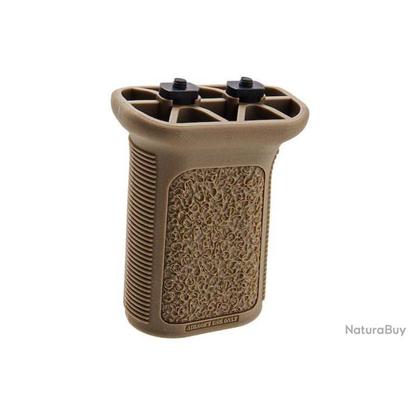 Poignée Avant Verticale Rabattable Airsoft - Compatible Rails 20mm, Polymère Haute Résistance, Noir, CYMA C16