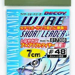 WIRE SHORT LEADER 10 CM (3/pck)