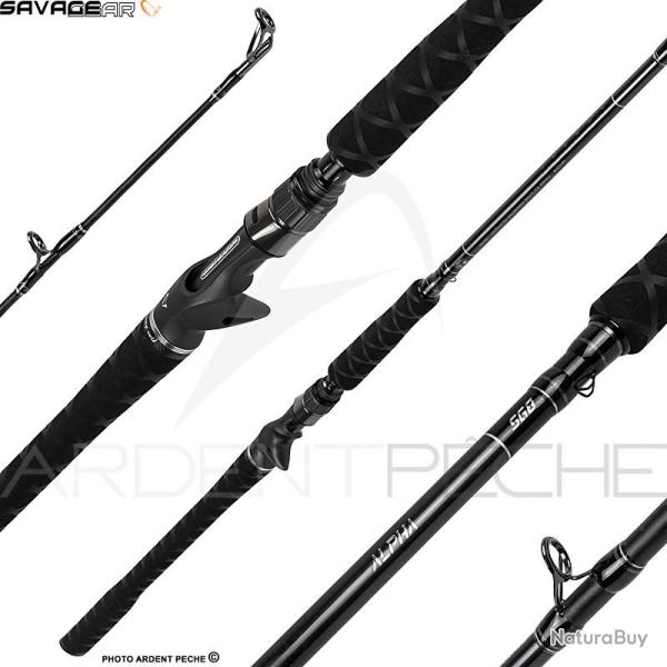 Canne casting SAVAGE GEAR Alpha SG8 Monster bait 2.65m / 90-450g