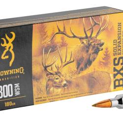 Balles Browing BXS Monolithique Sans Plomb - 300 WSM - 180 grains