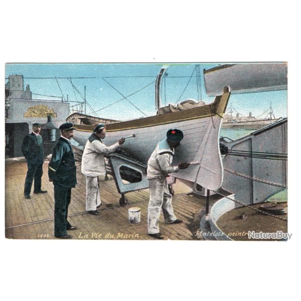 CPA - MARINE MILITAIRE - La Vie du Marin - Matelots peintres N�3432