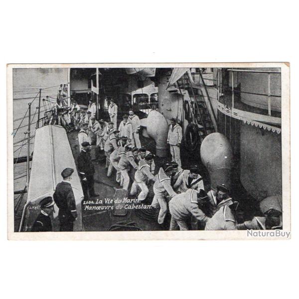 CPA - MARINE MILITAIRE - La Vie du Marin -Manoeuvre du Cabestan N�3463