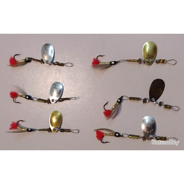 Lot 6 cuillres MEPPS aglia streamepps n00 0.9g