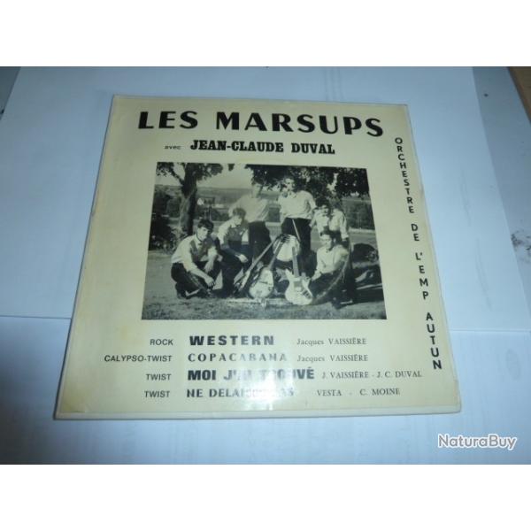 militaria ; rare disque 45 de l'orchestre de l' E.M.P.. D'AUTUN