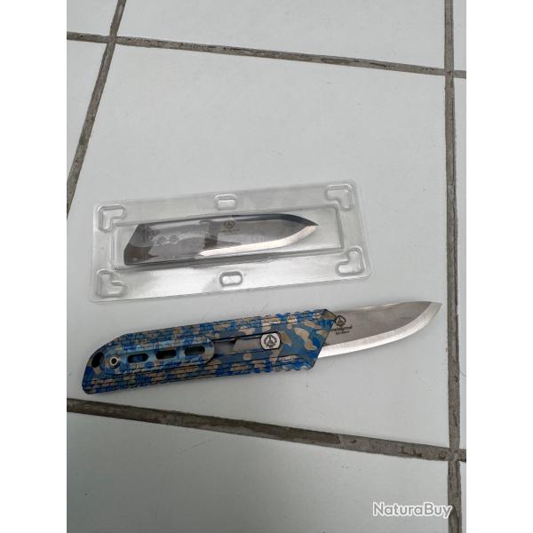 Couteau edc en alliage de titane