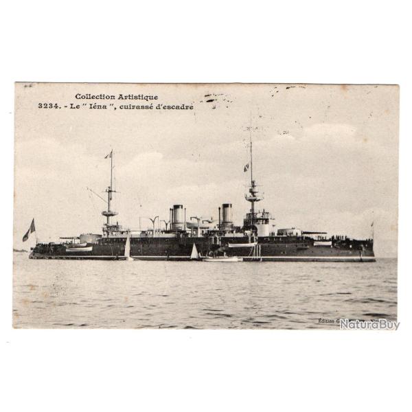 CPA - Collection Artistique -Le " IENA " Cuirasse d'escadre N� 3171