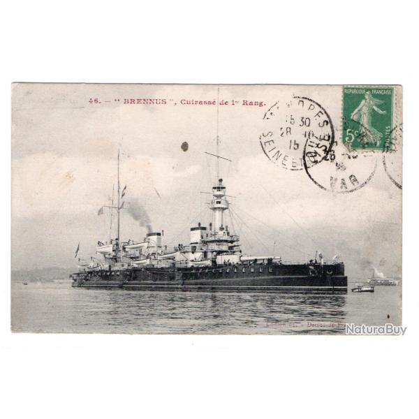 CPA - MARINE MILITAIRE -" BRENNUS " Cuirasse de 1er Rang  N�3172