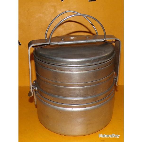 GAMELLE POUR LE REPAS DE L'ARMEE DE L'AIR FRANCAISE DE FABRICATION FRANCAISE DATE 1960 PERIODE GUER