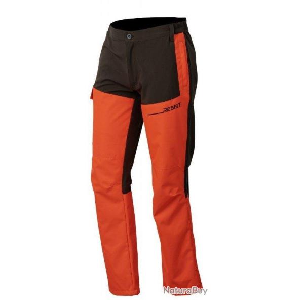Pantalon anti ronce renforc� Resist orange TREELAND