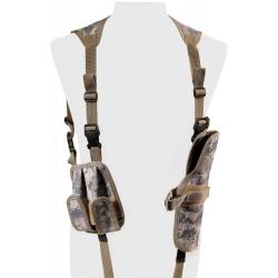 Holster d'epaule camo, avec poche chargeur