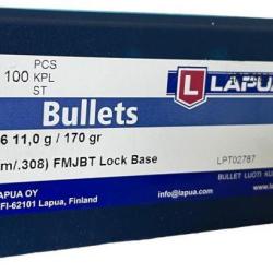 Ogive Lapua cal 30 (7,83/308) SP MEGA 12g/185gr x100
