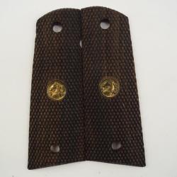 Plaquette bois pour pistolet 1911 bois sombre