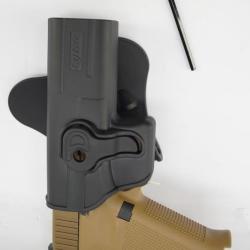 Holster droite Cytac pour pistolet 9MM type striker