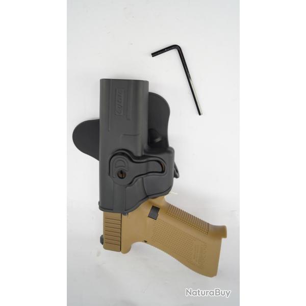 Holster droite Cytac pour pistolet 9MM type striker