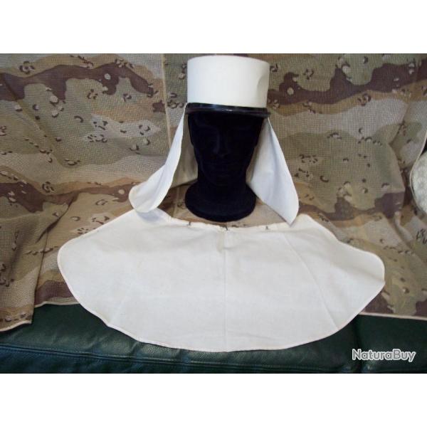 militaria �quipement  ww1 LOT de 10 couvres nuques Mdle 1902  en calicot �cru arm�e francaise l�gion