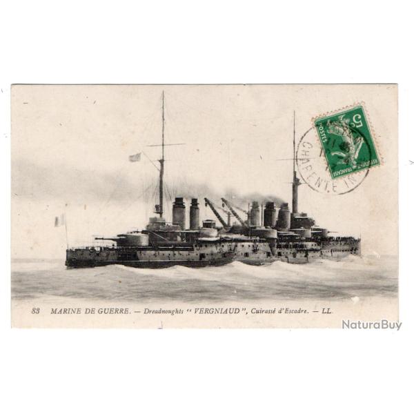 CPA - MARINE DE GUERRE -Dreadnoughts " VERGNIAUD ",Cuirasse d'Escadre -N�3508