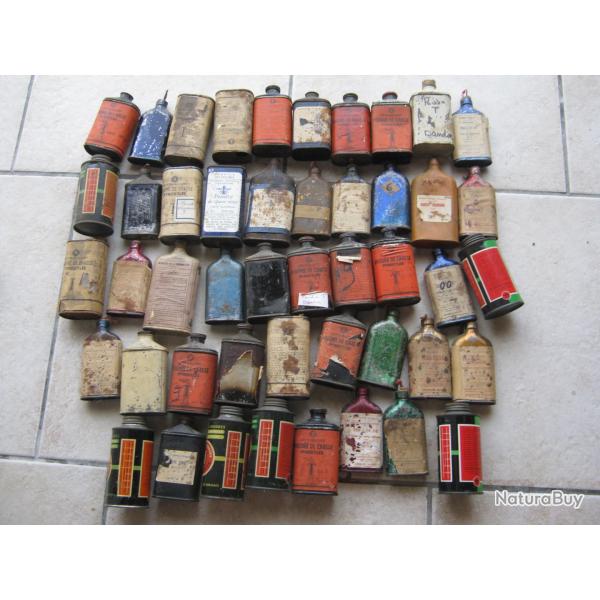 GROS LOT DE BOITES DE POUDRE VIDES