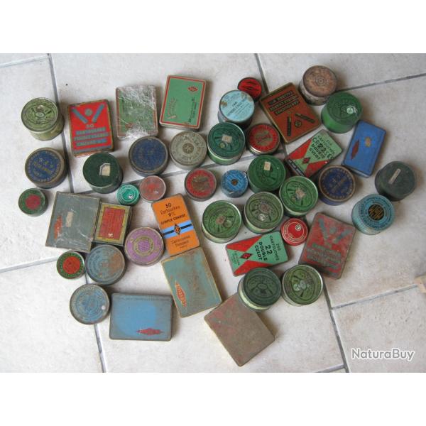 GROS LOT DE BOITES DE MUNITIONS VIDES