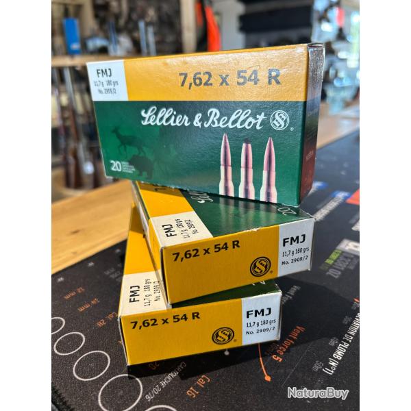 Munition 7,62x54 R Sellier & Bellot FMJ - 20