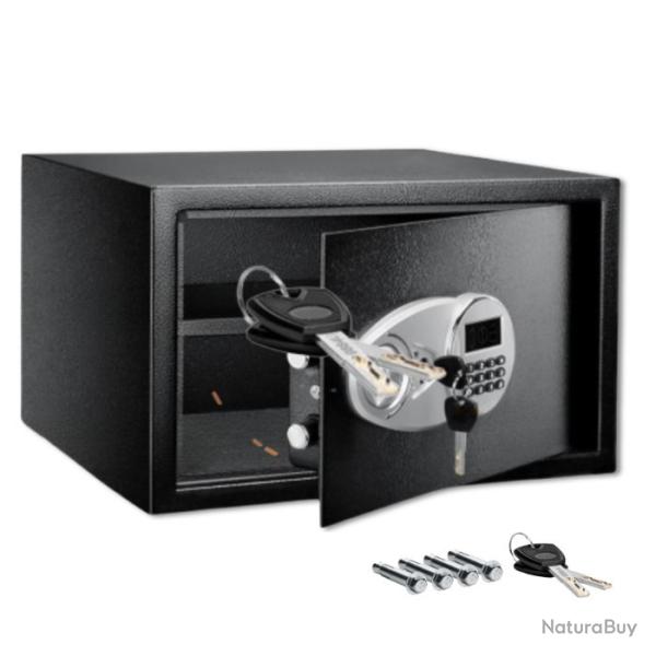 Coffre-fort pour arme de poing - Clavier numrique - Anti-forage - 43 x 37 x 27 cm - Acier