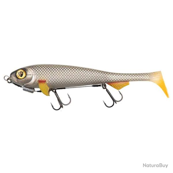 Leurre Souple Fox Rage Super Slick Shad Loaded 23cm A l'unit� 97g 23cm UV Silver Ghost