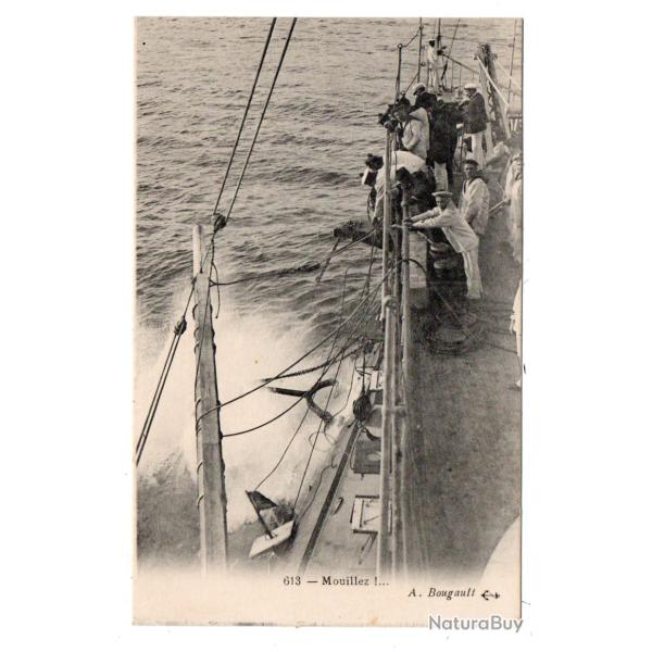CPA -MARINE Militaire - Mouillez..!  -N�3516