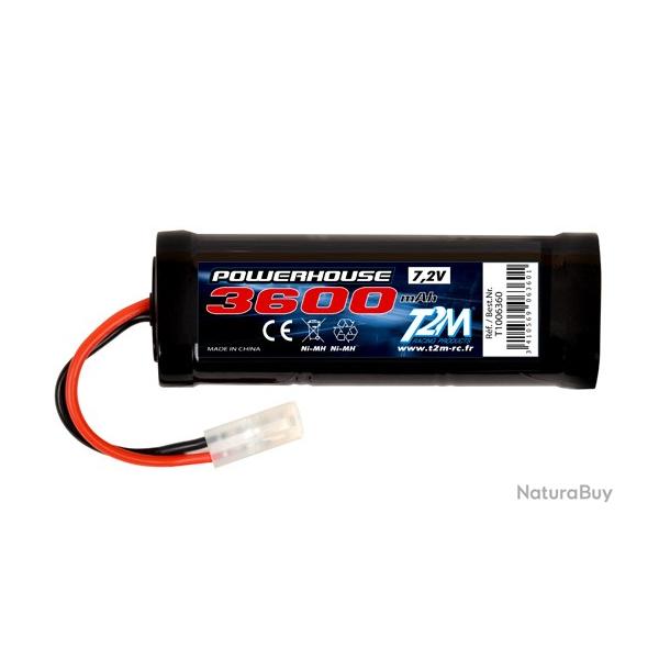 Batterie Ni-Mh 7.2V - 3600 mAh tamiya | T2M (0000 0872)