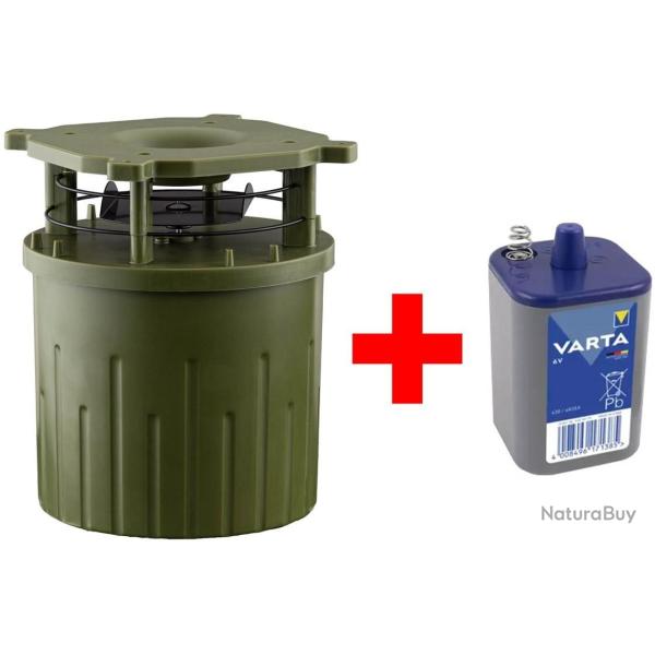 Pack Agrainoir automatique digital 6 Volts � pile + Pile 6 Volts