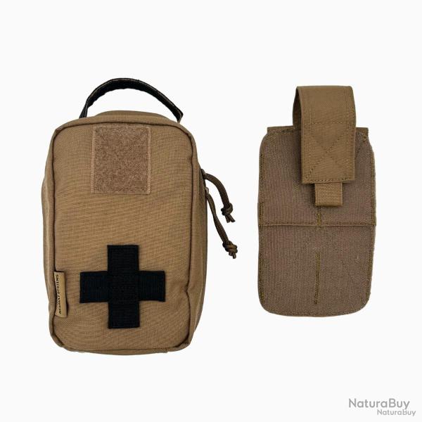 Poche medic Tic IFAK personnal rif of poutch warrior assault systems coyote