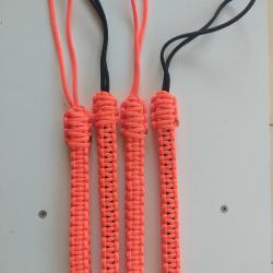 DRAGONNE POUR CARABINE - ORANGE FLUO 2 MODELES AU CHOIX