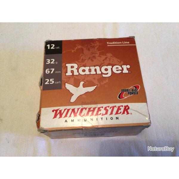1 boites de 25 cartouches WINCHESTER CAL 12 cham 67 plomb 5